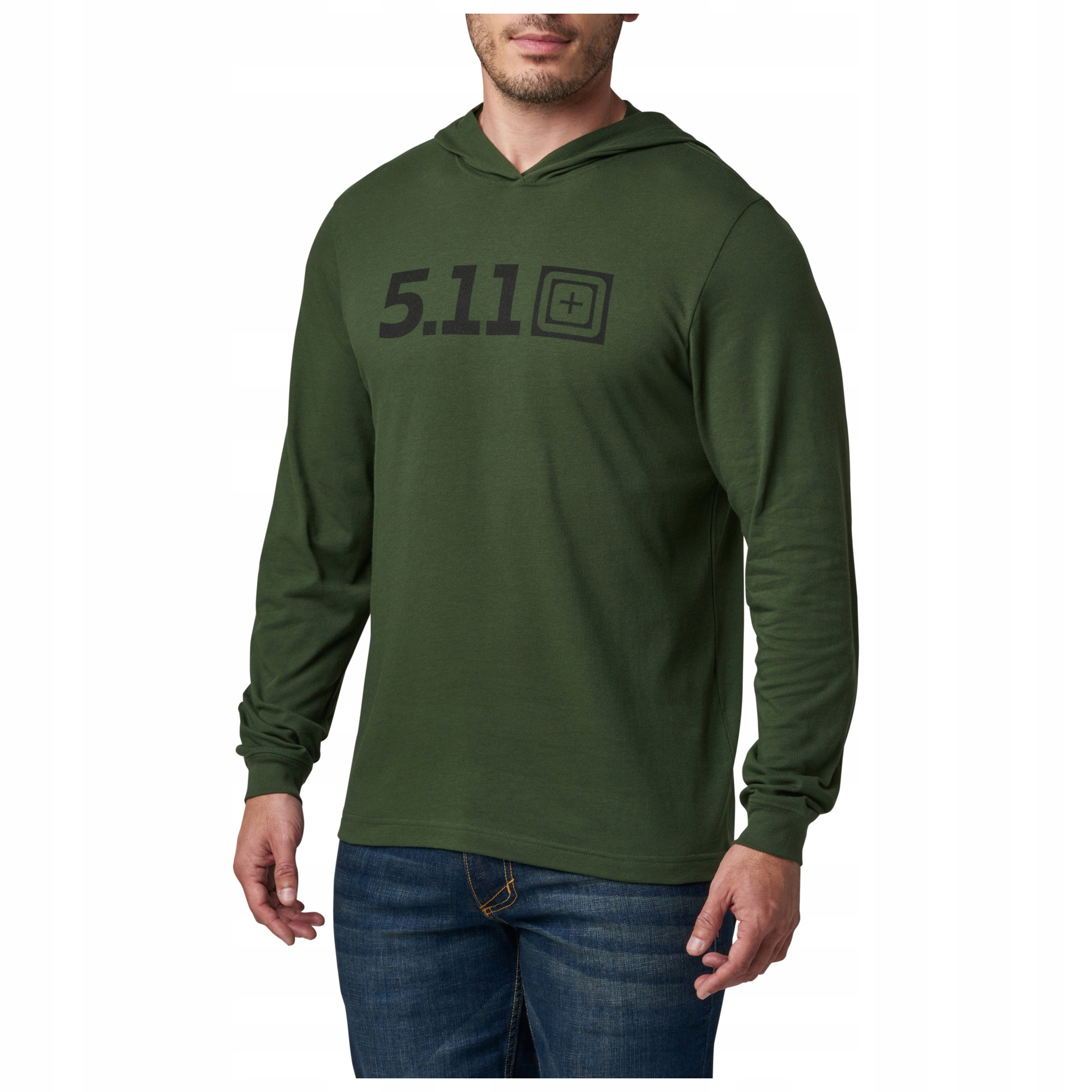 5.11 Mikina s kapucí L/s Tee Kombu Green L 76165