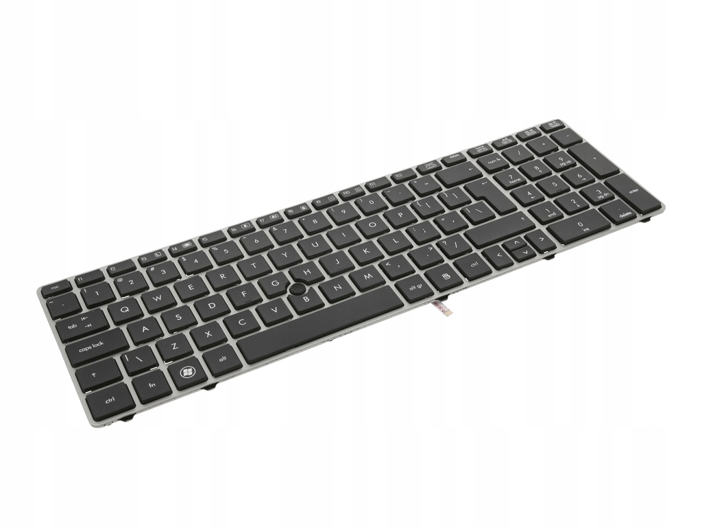Klawiatura do laptopa Hp EliteBook 8560P 8570P srebrna trackpoint