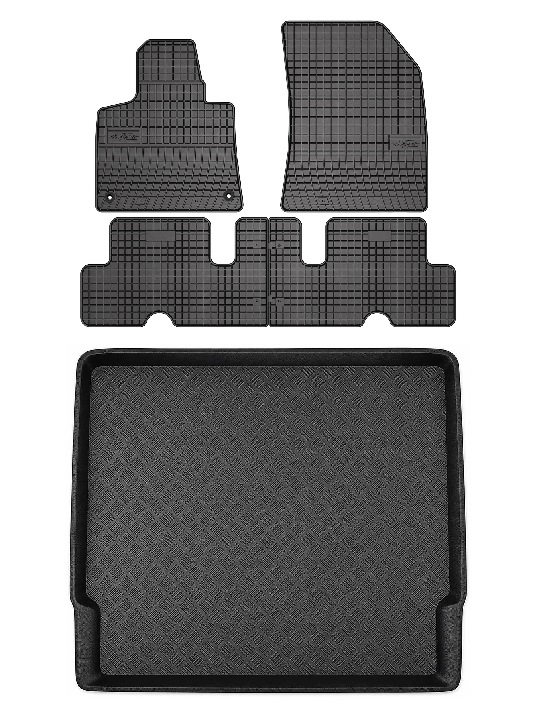 Dywaniki gumowe mata bagażnika do: Citroen C4 Grand Picasso 2006-2013