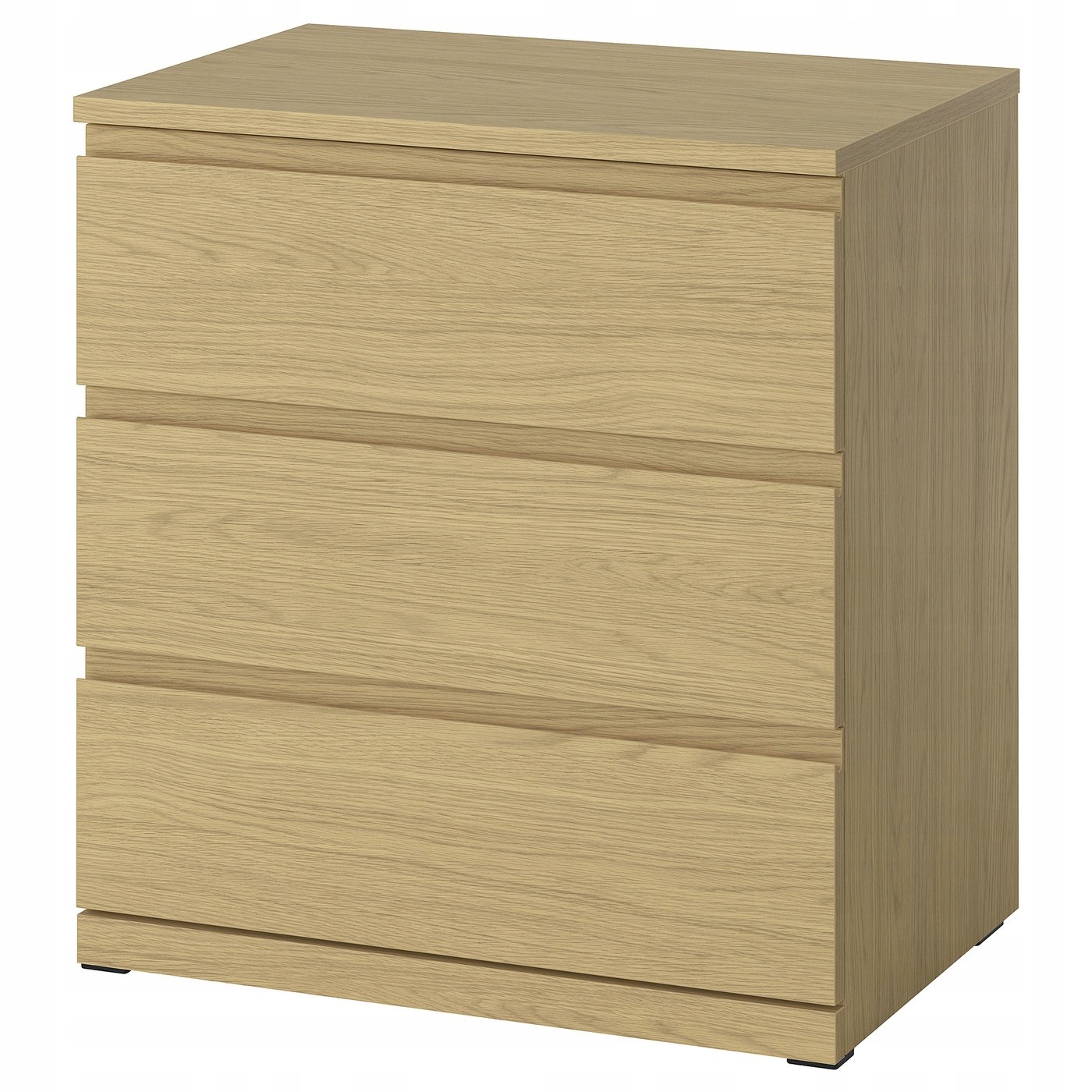 Ikea Storklinta Komoda, 3 szuflady, imit. dębu, 70x50x75 cm