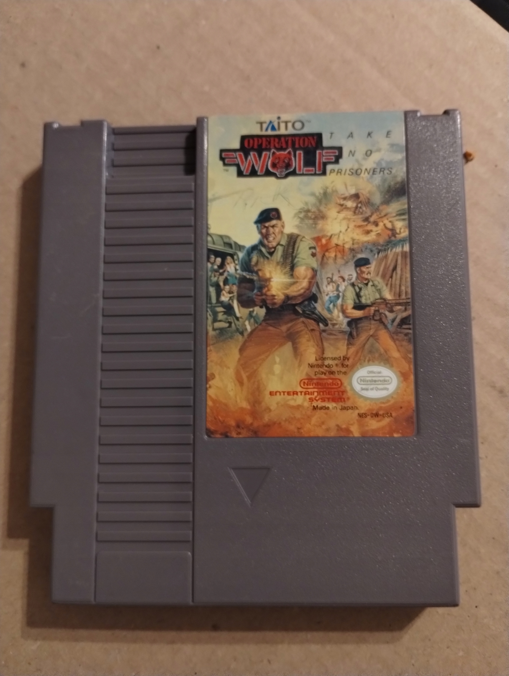 Operation Wolf Nintendo NES pudełkowa