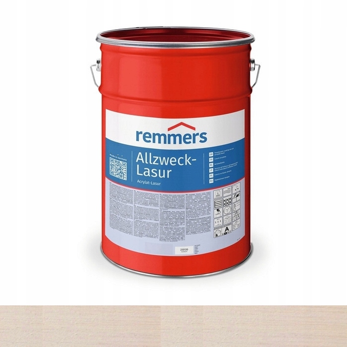 Remmers Vodní lazura na dřevo 2,5L Bílá Allzweck-Lasur
