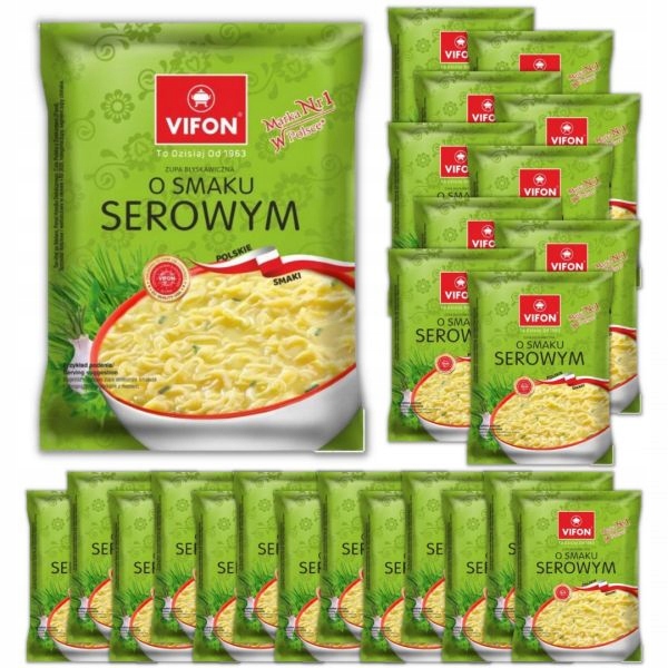 Zupa błyskawiczna VIFON SEROWA 65g x 24 sztuki