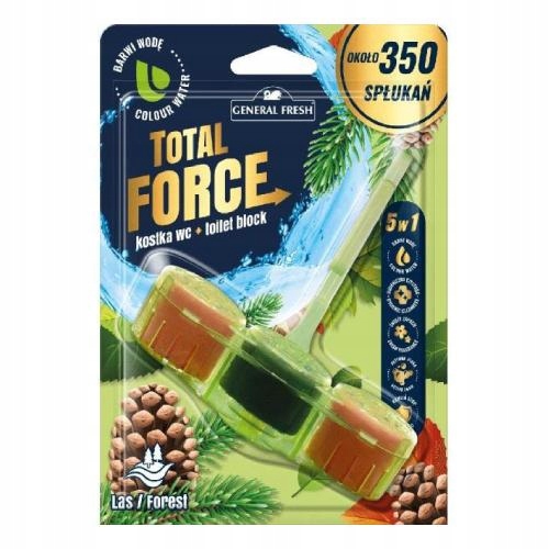 Levně 10X General Fresh Total Force Barvící přívěsek na Wc Les 45G