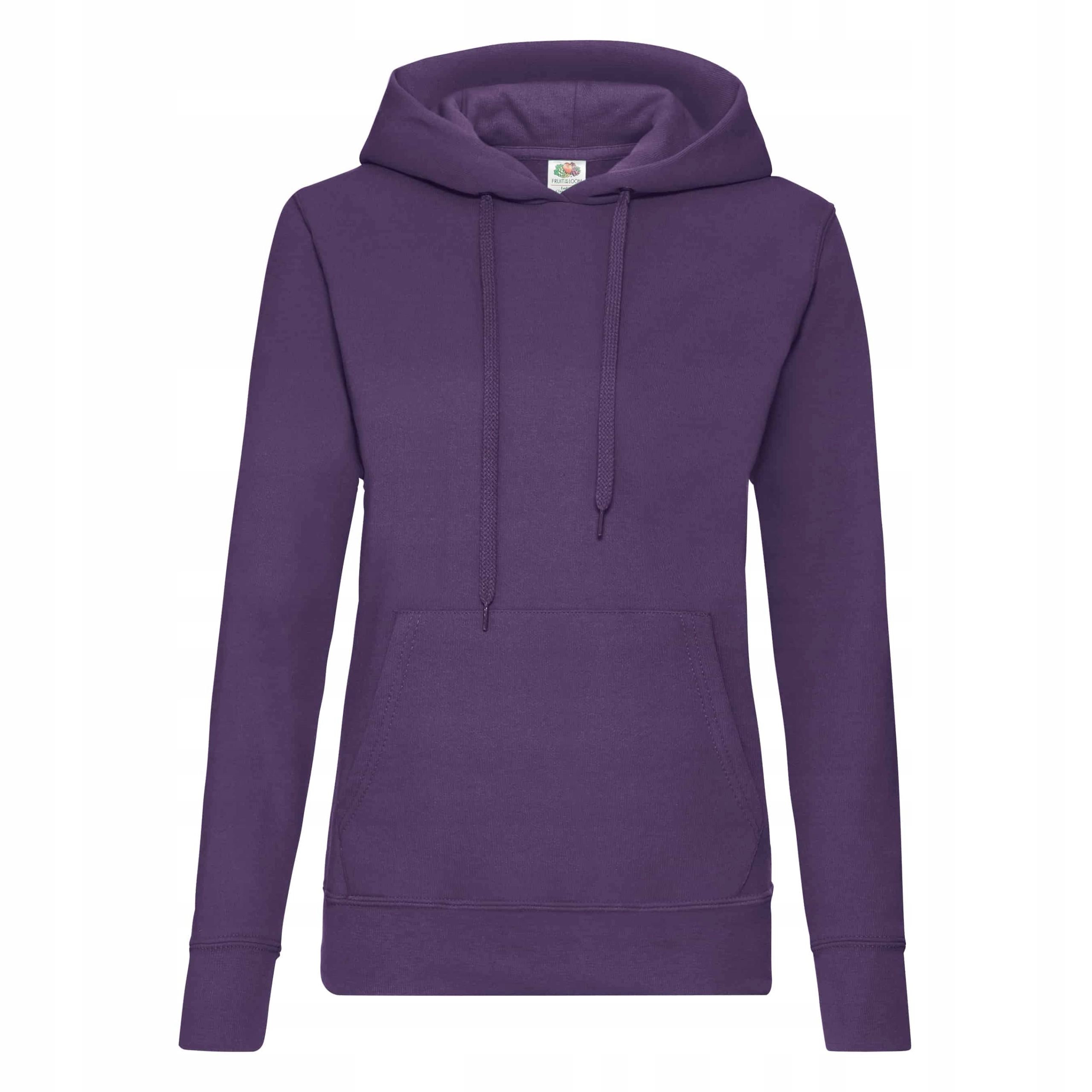 

Bluza z kapturem Fruit of the Loom Fioletowy M