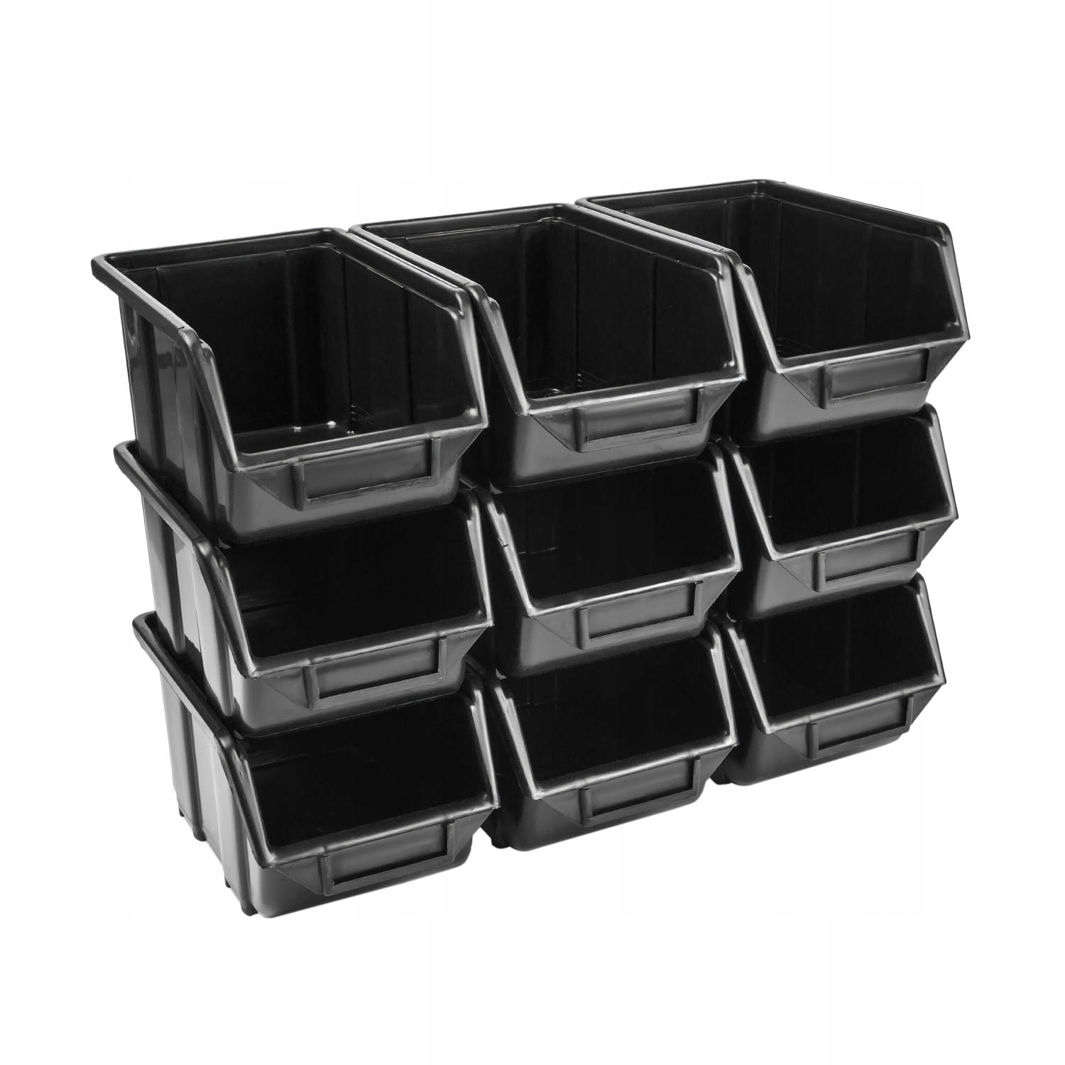 Pojemnik Kuweta Organizer Czarny 245x160x126 Materiał plastik