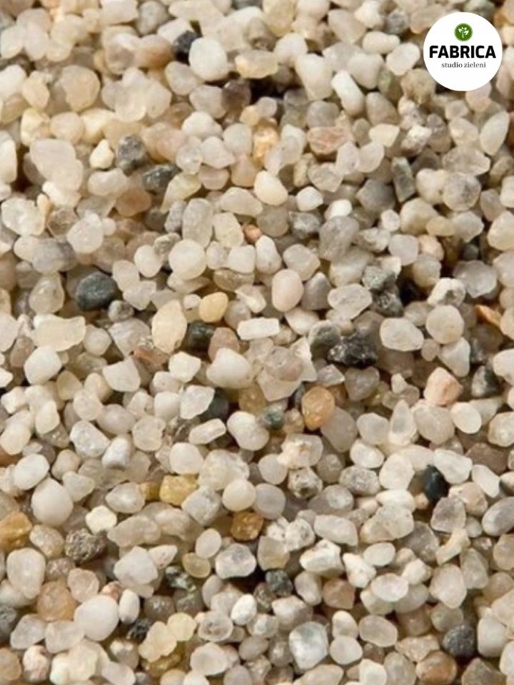 

Żwirek kwarcowy szary drobny dodatek do podłoża