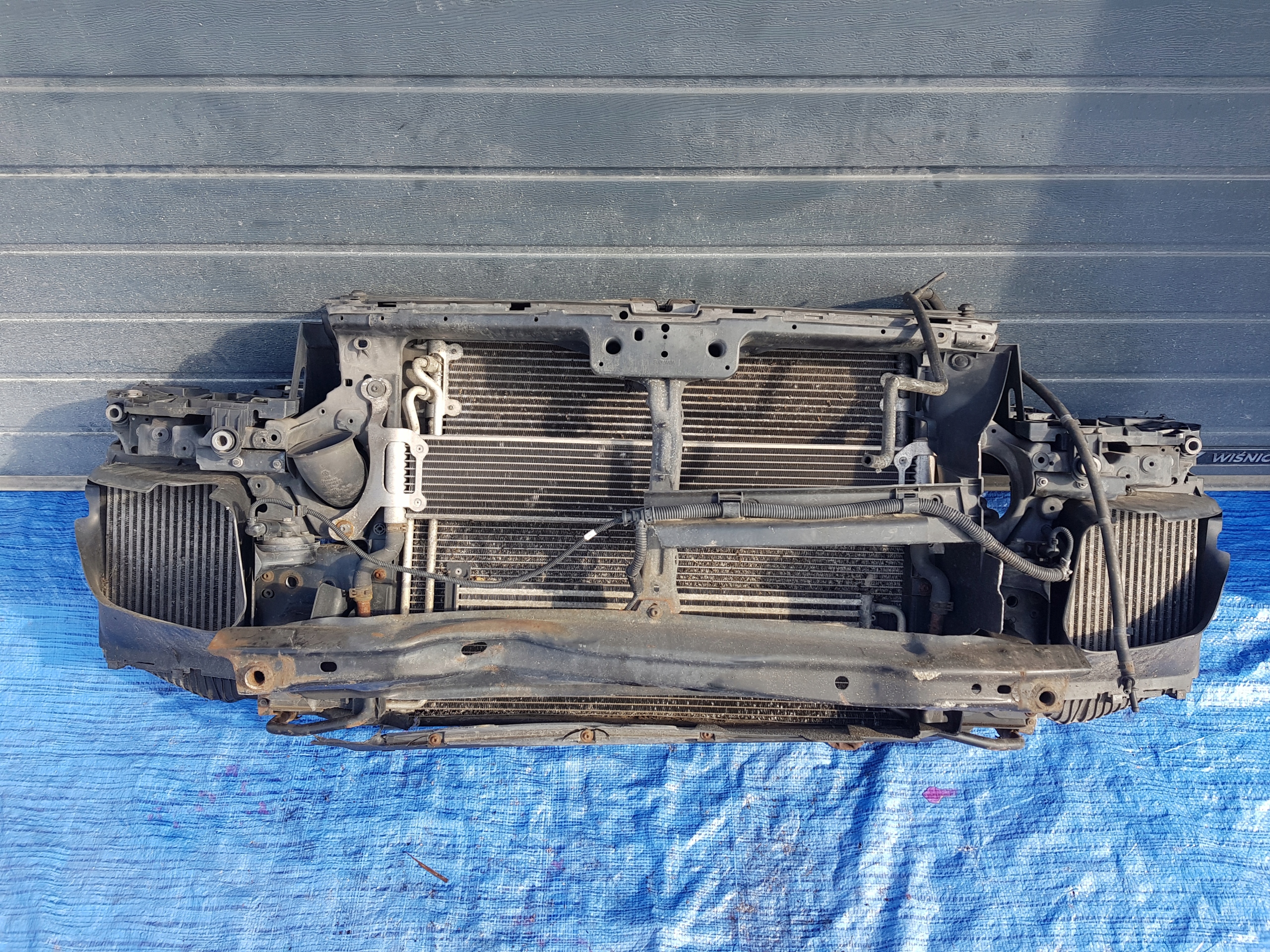 support panel for radiators radiator VW VOLKSWAGEN TOUAREG 7L 3.0 TDI