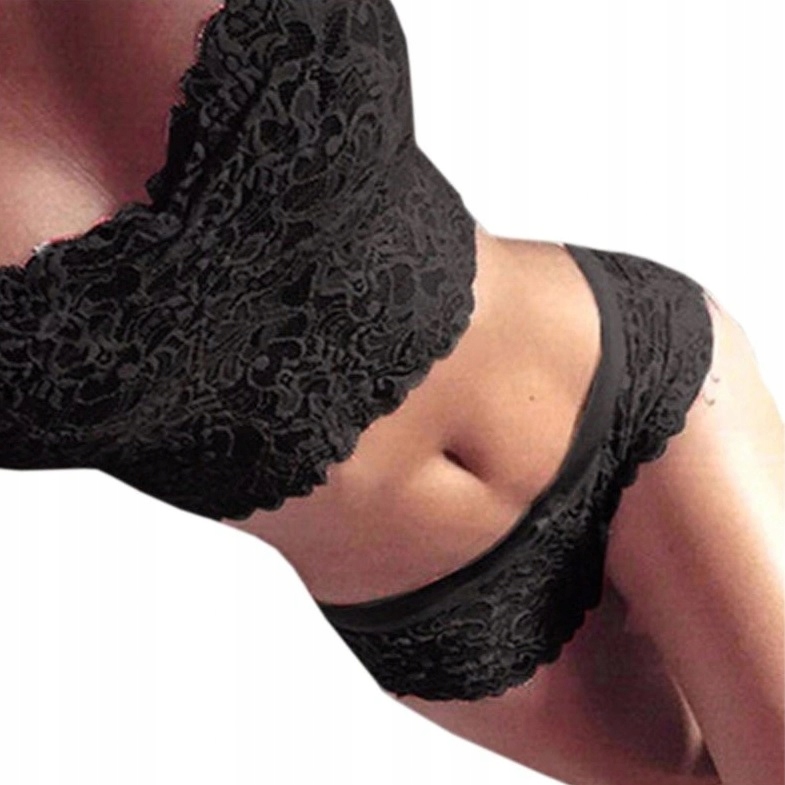 

Bielizna Koronkowa, Komplet Dwuczęściowy, Top