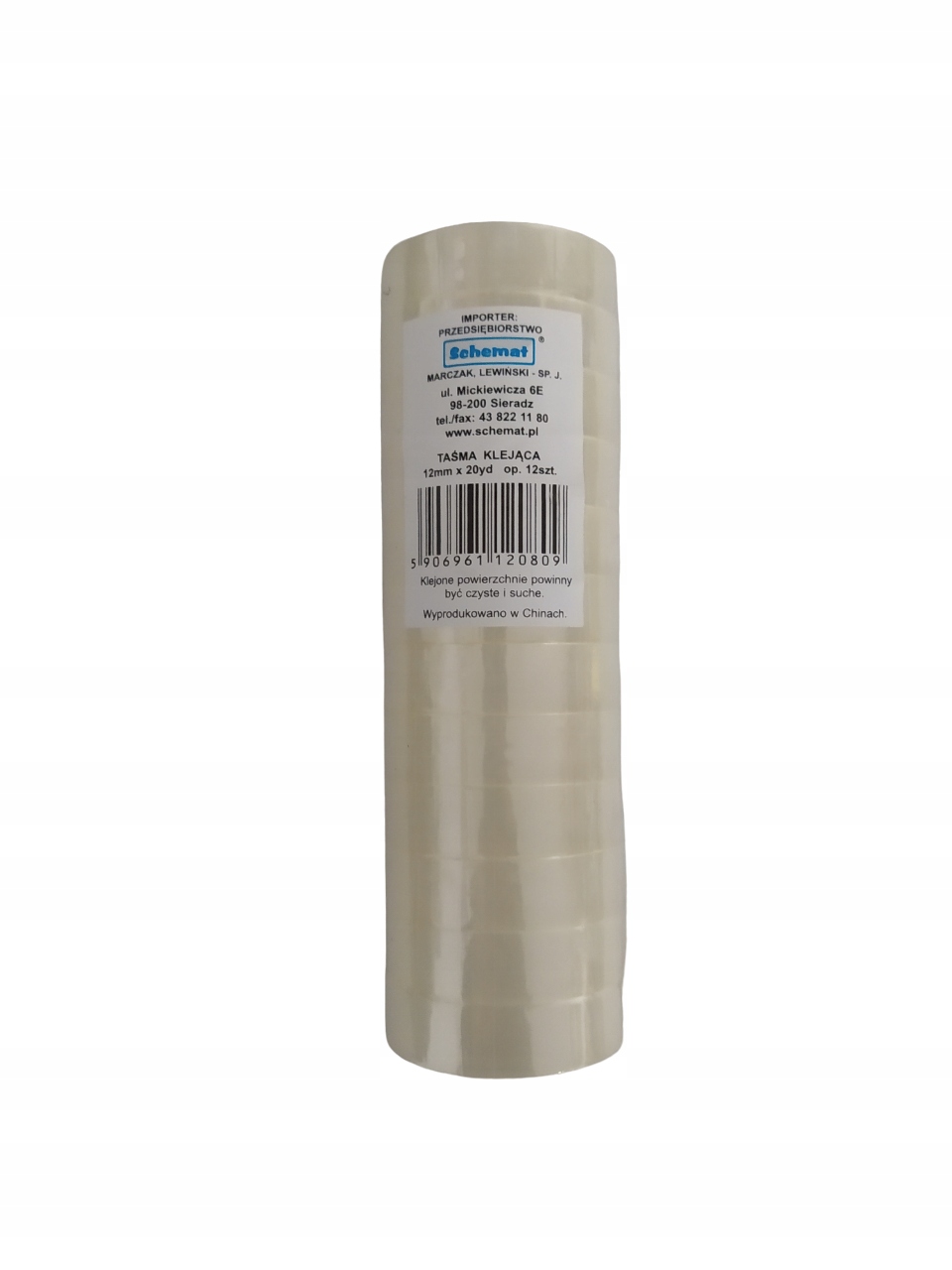 taśma klejąca 12mm x 20yd  12szt.   |  0809 — 3