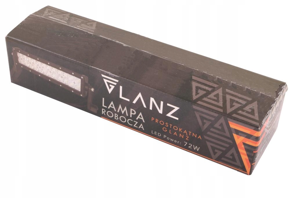 Rm Pracovní lampa obdélníková 72W 24 Led Glanz