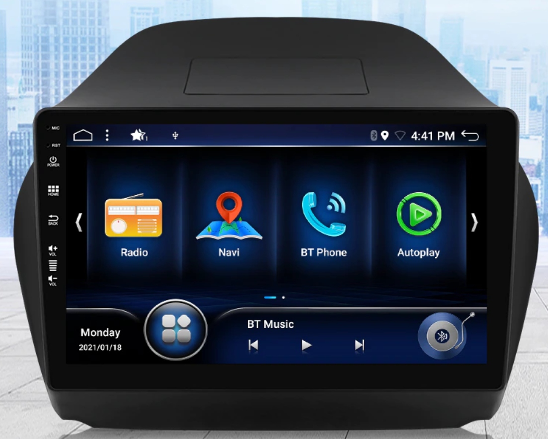 RADIO ANDROID HYUNDAI TUCSON ix35 4/64 DSP! Radio informacja RDS pasmo AM pasmo FM