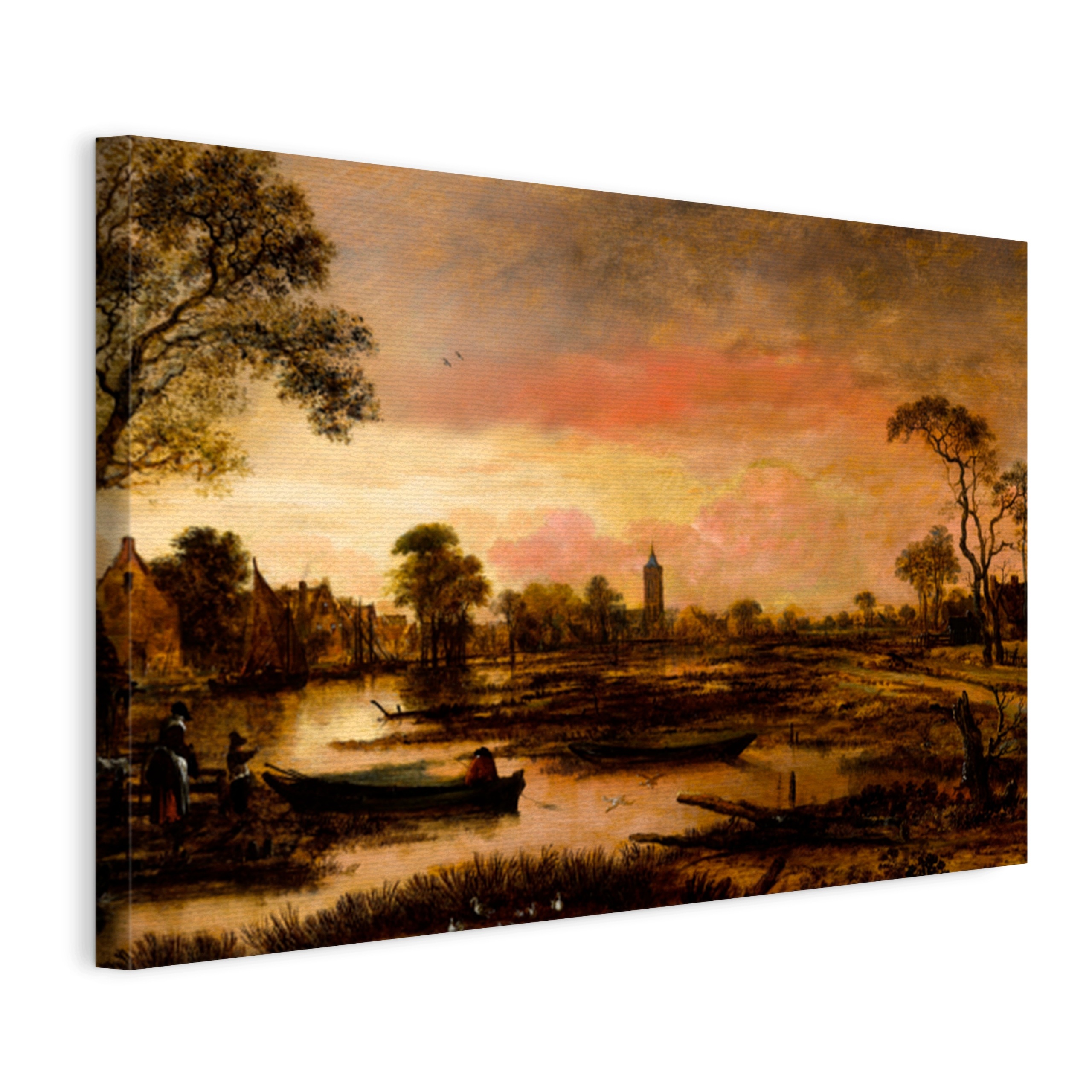 Obraz Na Plátne Aert Van Der Neer Skatingová Scéna (-) 120x80
