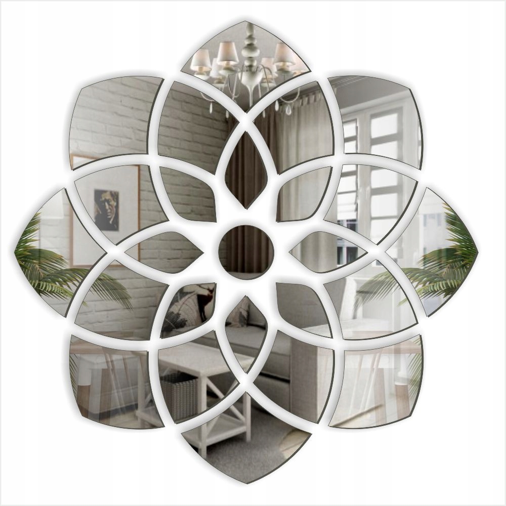 Dekoracyjne Lustro Akrylowe "Rozeta"