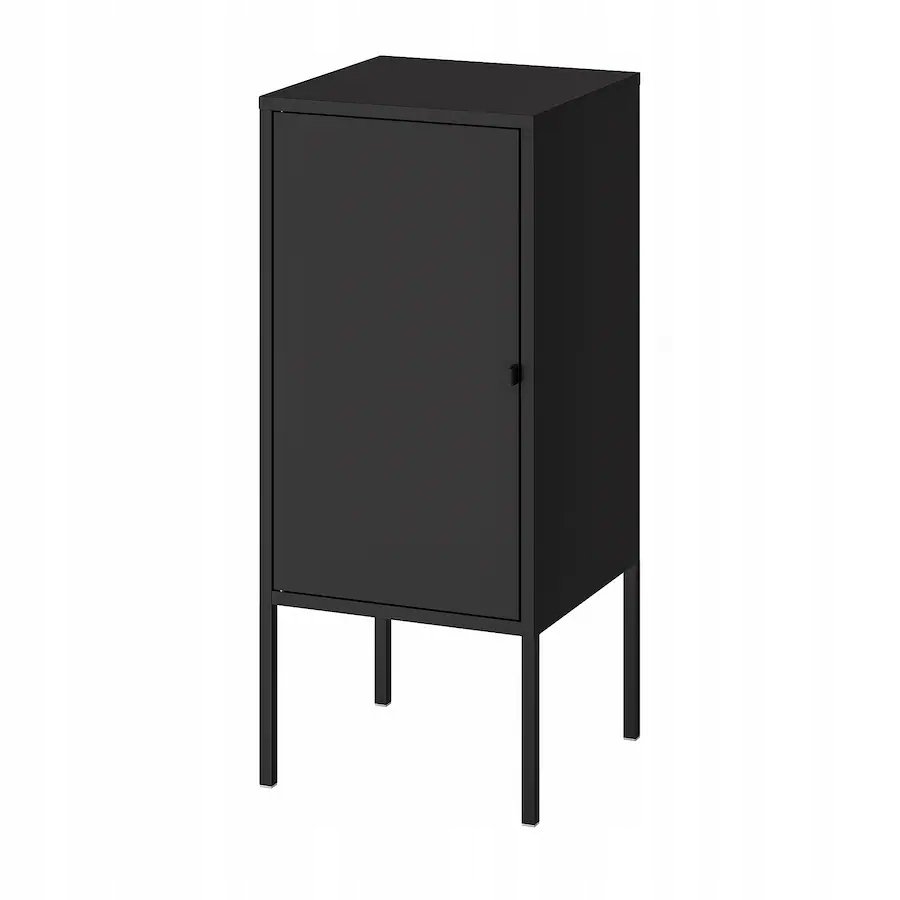 Ikea Lixhult szafka metalowa antracyt 35x60 cm