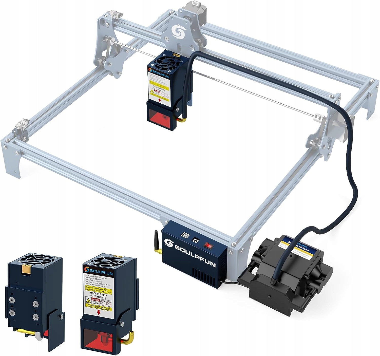 Głowica laserowa Sculpfun S9/S6 up S30 Ultra 33W