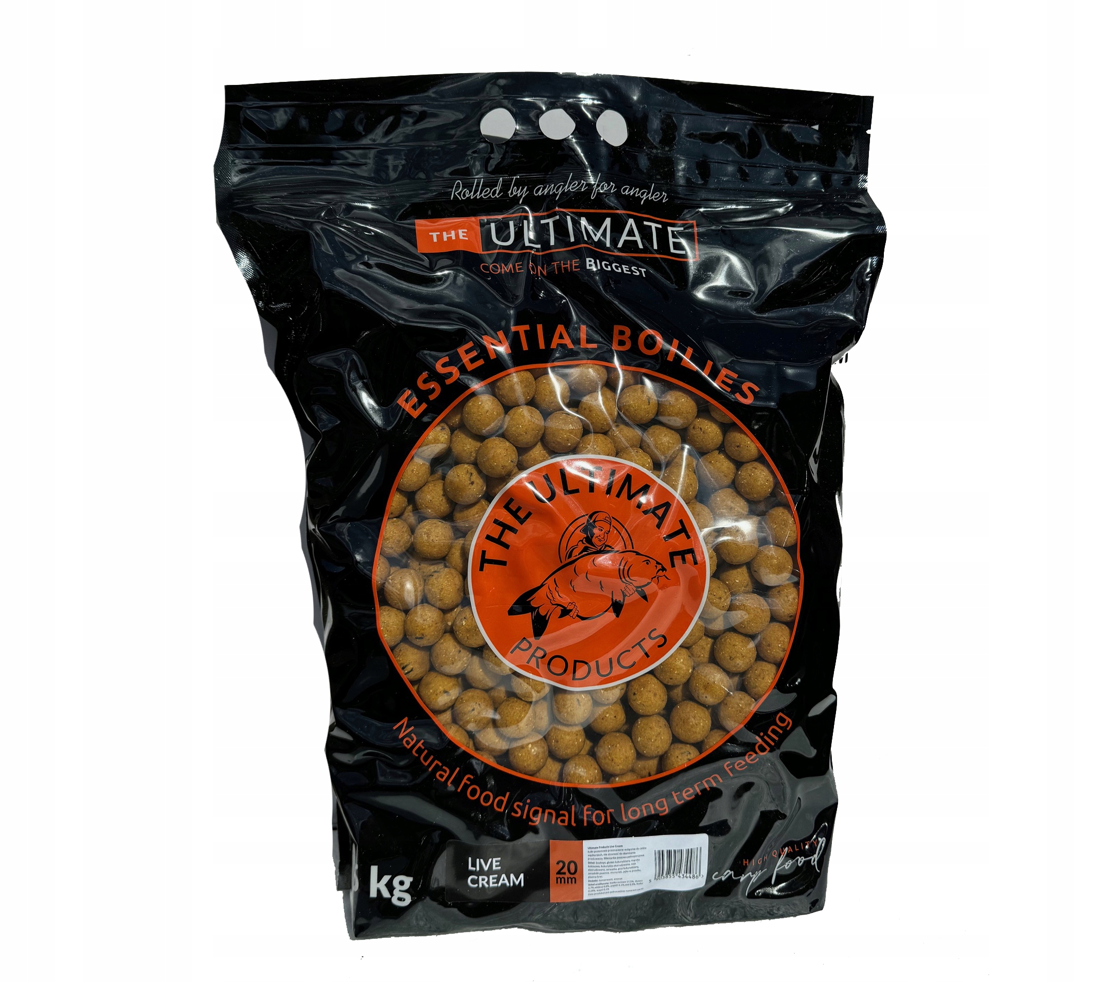 Ultimate Products Essential Live Creme 20 MM 5KG proteinové kuličky