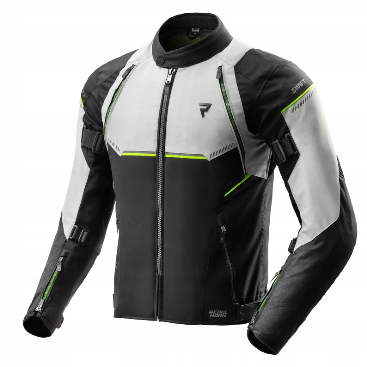 Bunda Rebelhorn Swift Light Grey Fluo Yellow 5XL