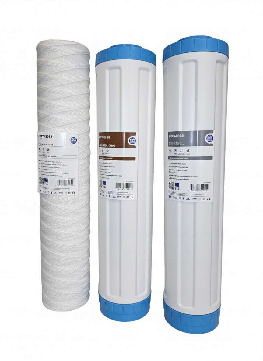 Filtračné vložky Big Blue Aquafilter 20 palcov, sada 3 kusov