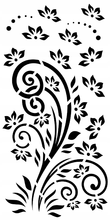 Malířská šablona na omítky 92 cm Architektonický beton Omítka