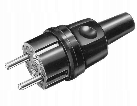 

Niezniszczalna Wtyczka W Pełni Gumowa 16A 230V