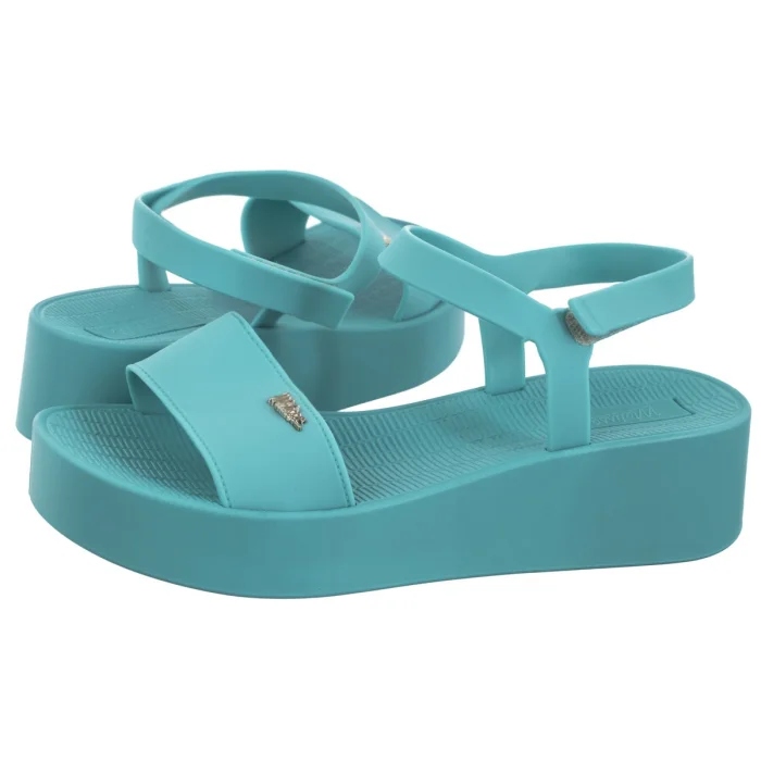 Dámské sandály na platformě Mel Melissa Sun Laguna Modré