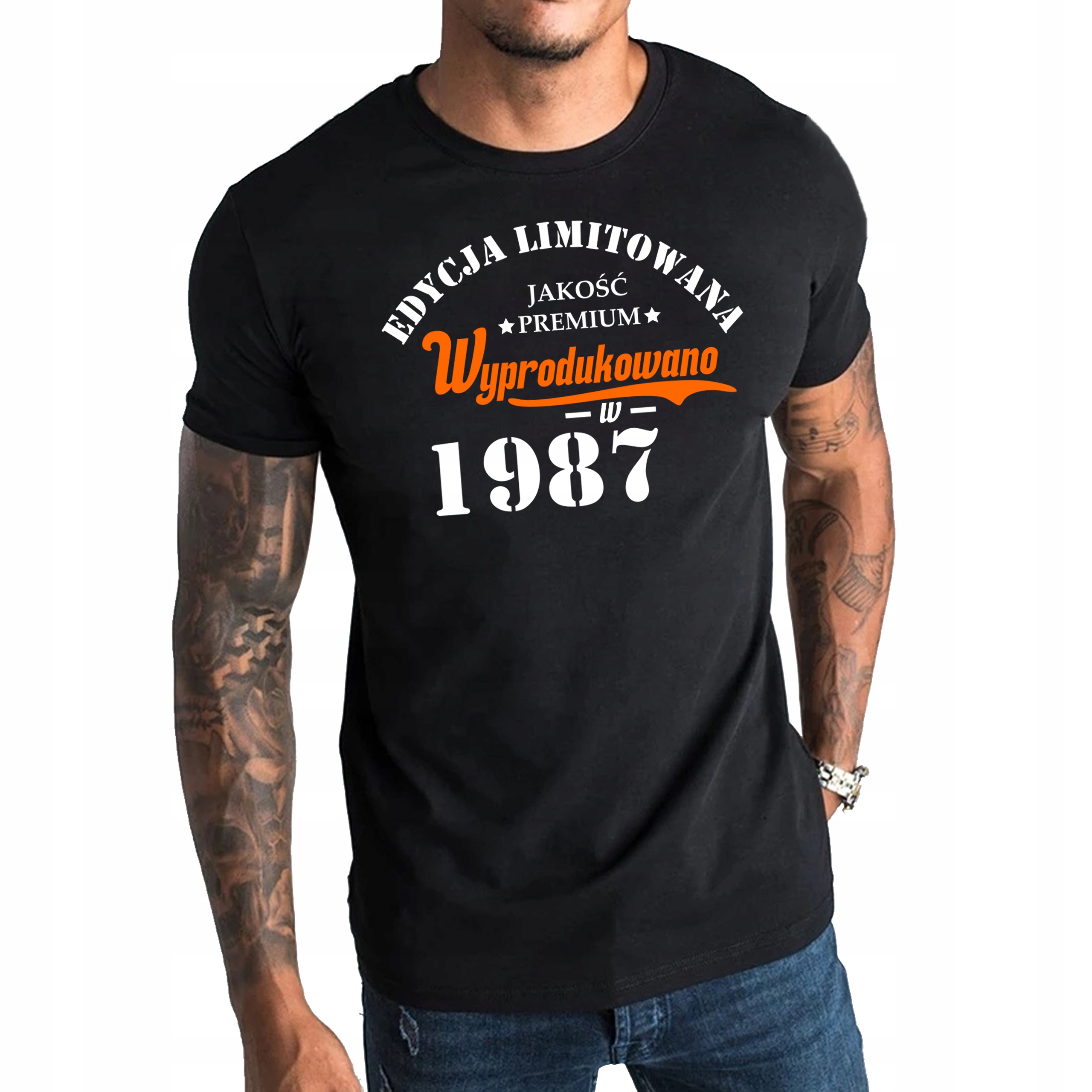 

Koszulka urodzinowa wyprodukowano w latach 5XL