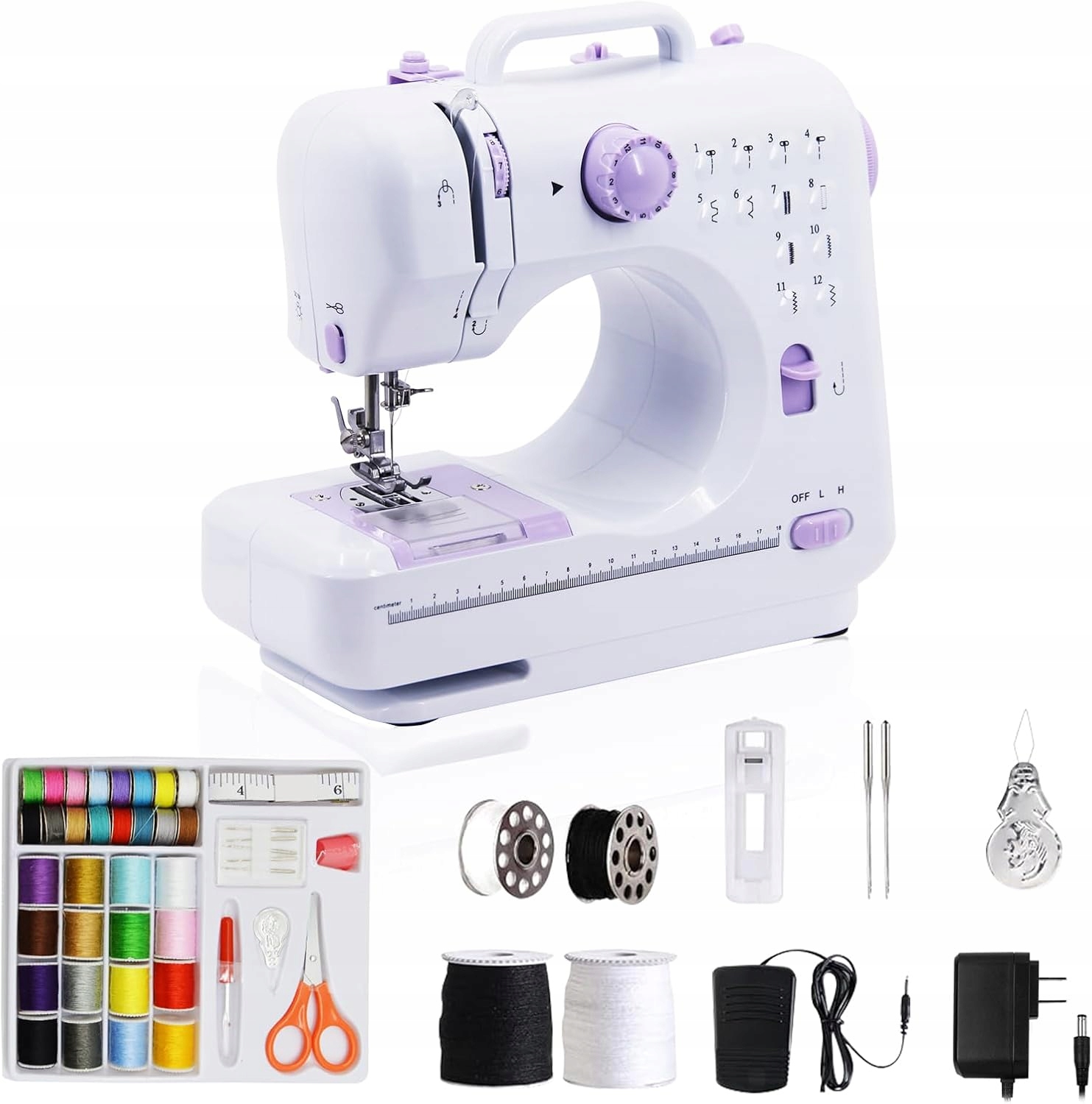 Šicí stroj Smotar pro děti a začátečníky, 12 stehů