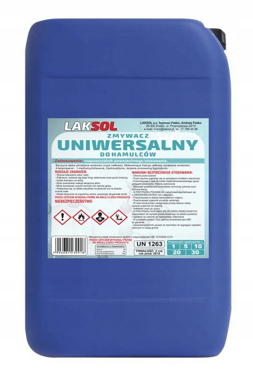 LAKSOL УНИВЕРСАЛЬНЫЙ ДЛЯ УДАЛЕНИЯ ТОРМОЗОВ 200L БАРРЕЛЬ