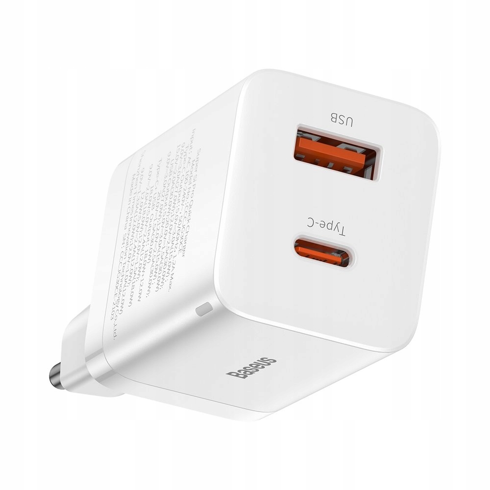 

Ładowarka Sieciowa Usb-c Usb 30W Pd Qc 3.0 Baseus