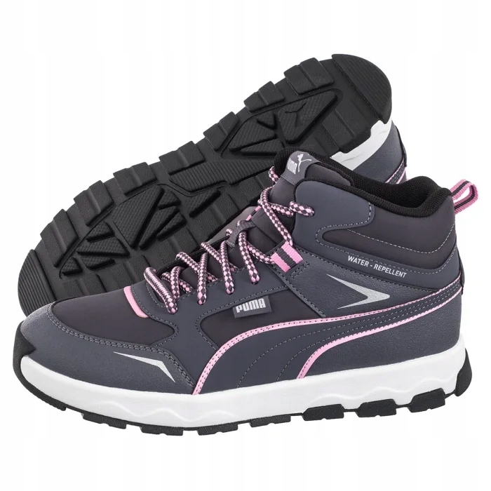 Buty Trekkingowe Sportowe dla Dzieci Puma Evolve Trail Jr Szare
