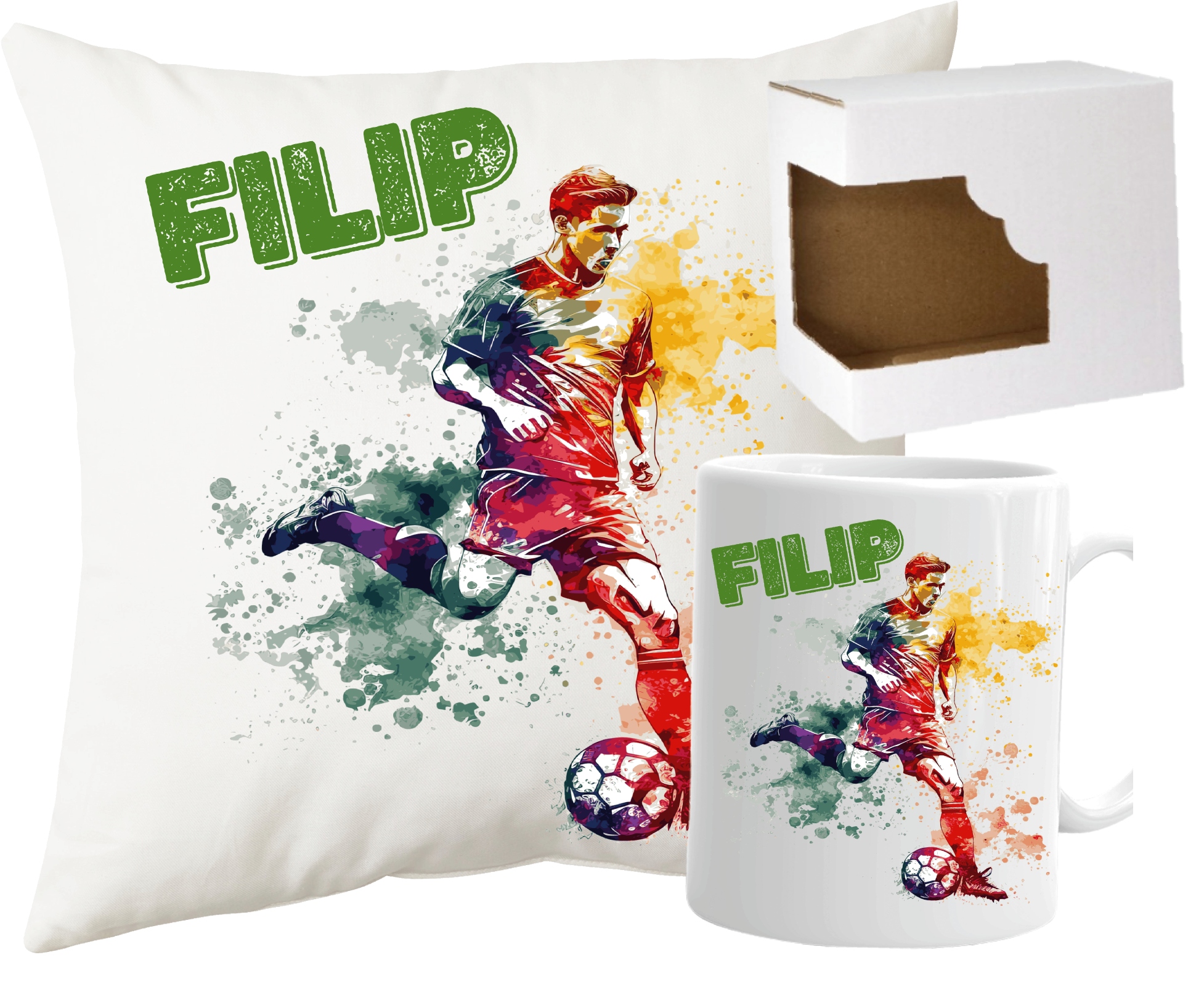 

Poduszka Kubek dla Piłkarza z imieniem