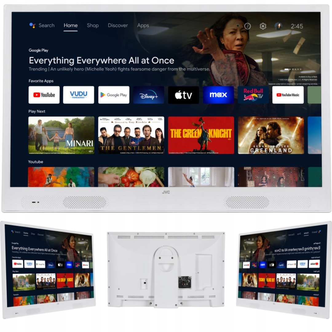 Telewizor 32" Jvc LT-32VAFP25W Full Hd Smart Tv Android DVBT2 Led Bluetooth