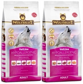 Wolfsblut Dog Vetline Hypoallergenic Karma Dla Psa 2x12kg
