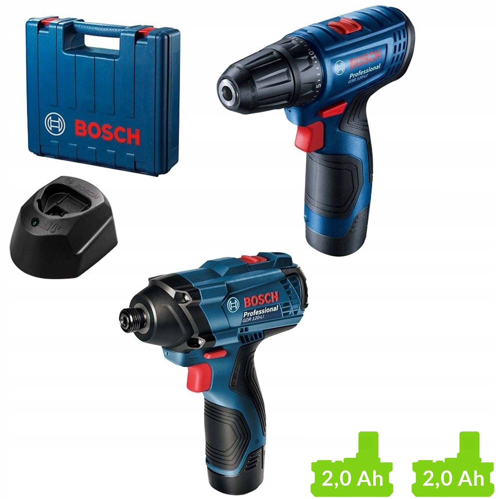 Zestaw elektronarzędzi Bosch Professional 06019G8023 Gsr 120-LI Gdr 120