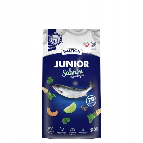 Baltica Salmon Hypoallergenic Junior L/XL 3kg