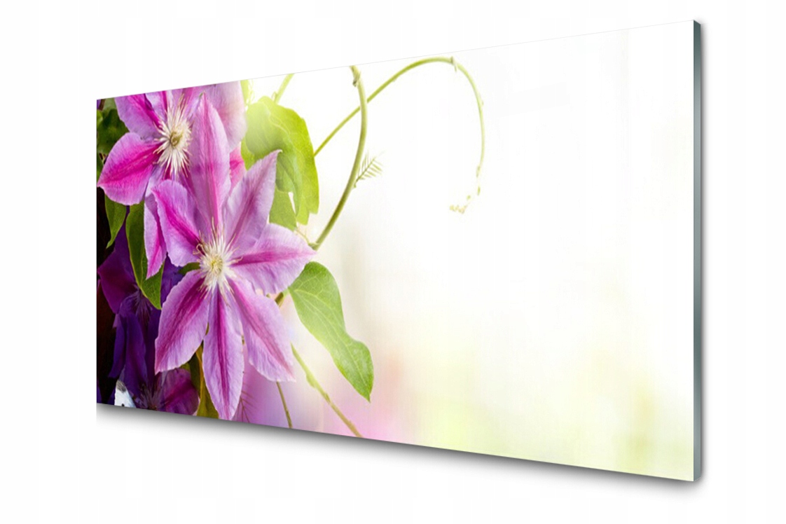 

Panel szklany Płytka Kwiaty Natura 140x70 + Klej