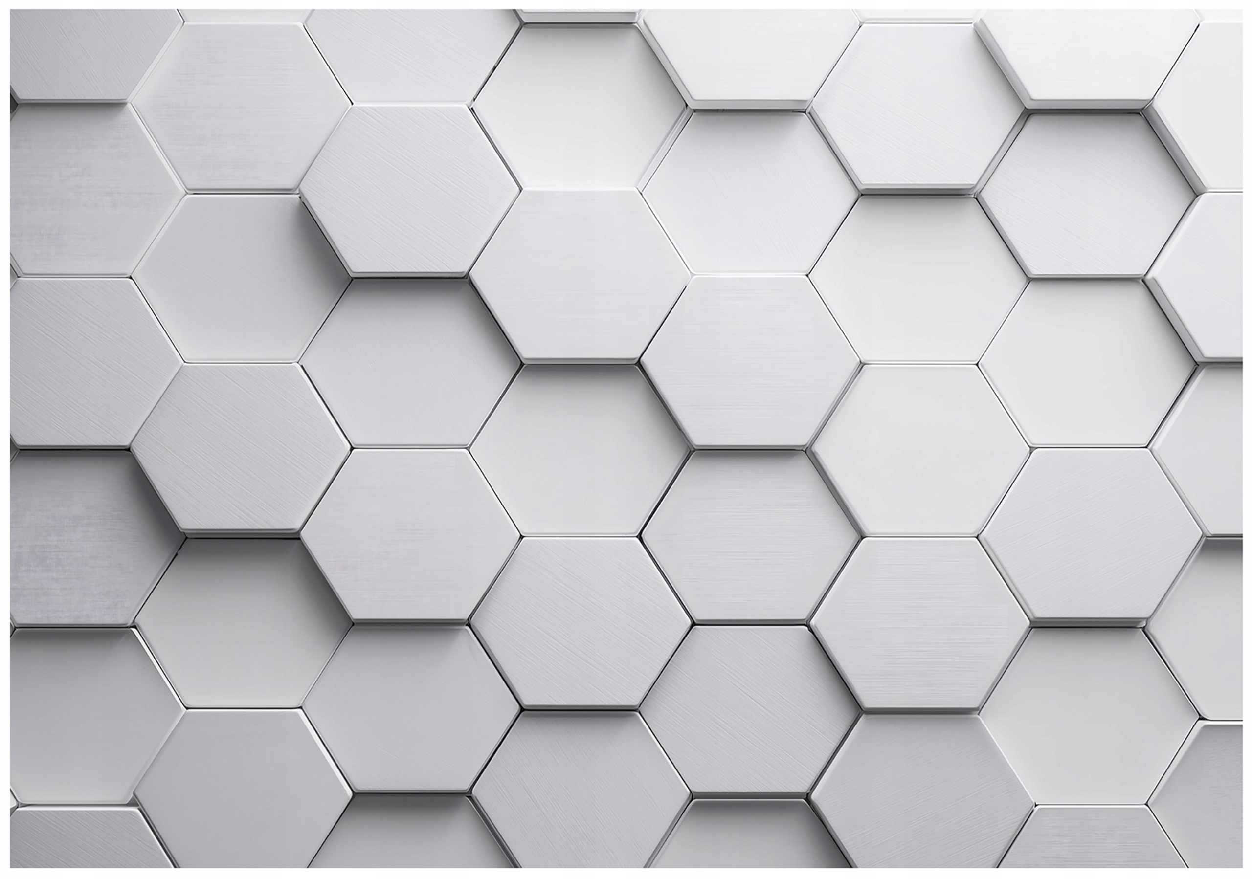 Fototapeta Pro Děti Hexagony 3D Gaming Šedá Dětská Tapeta 150x105