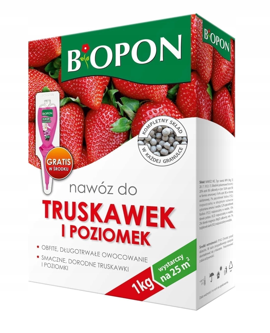 

Biopon nawóz do truskawek i poziomek granulat 1kg