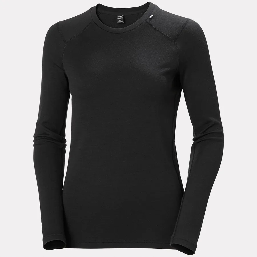 Bluza damska termiczna dopasowana Helly Hansen Lifa Merino Midweight Crew L