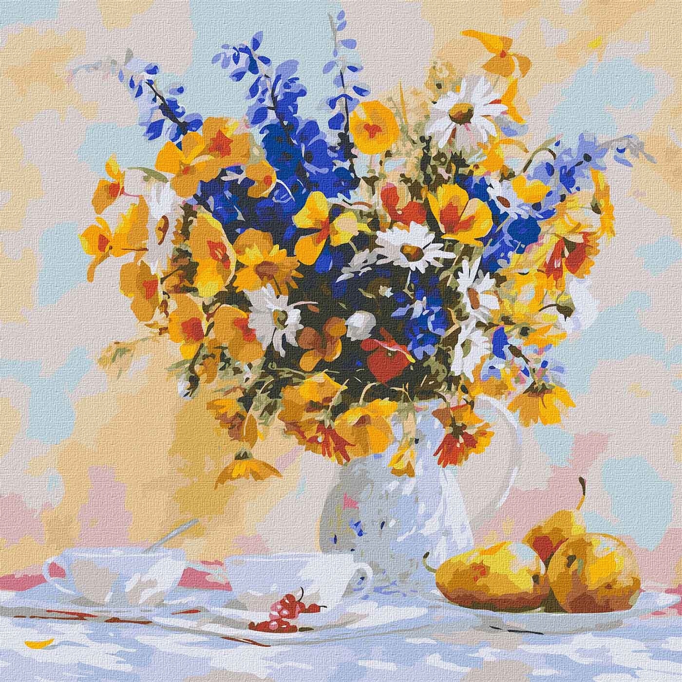 Malování podle čísel Červenec 50x50cm