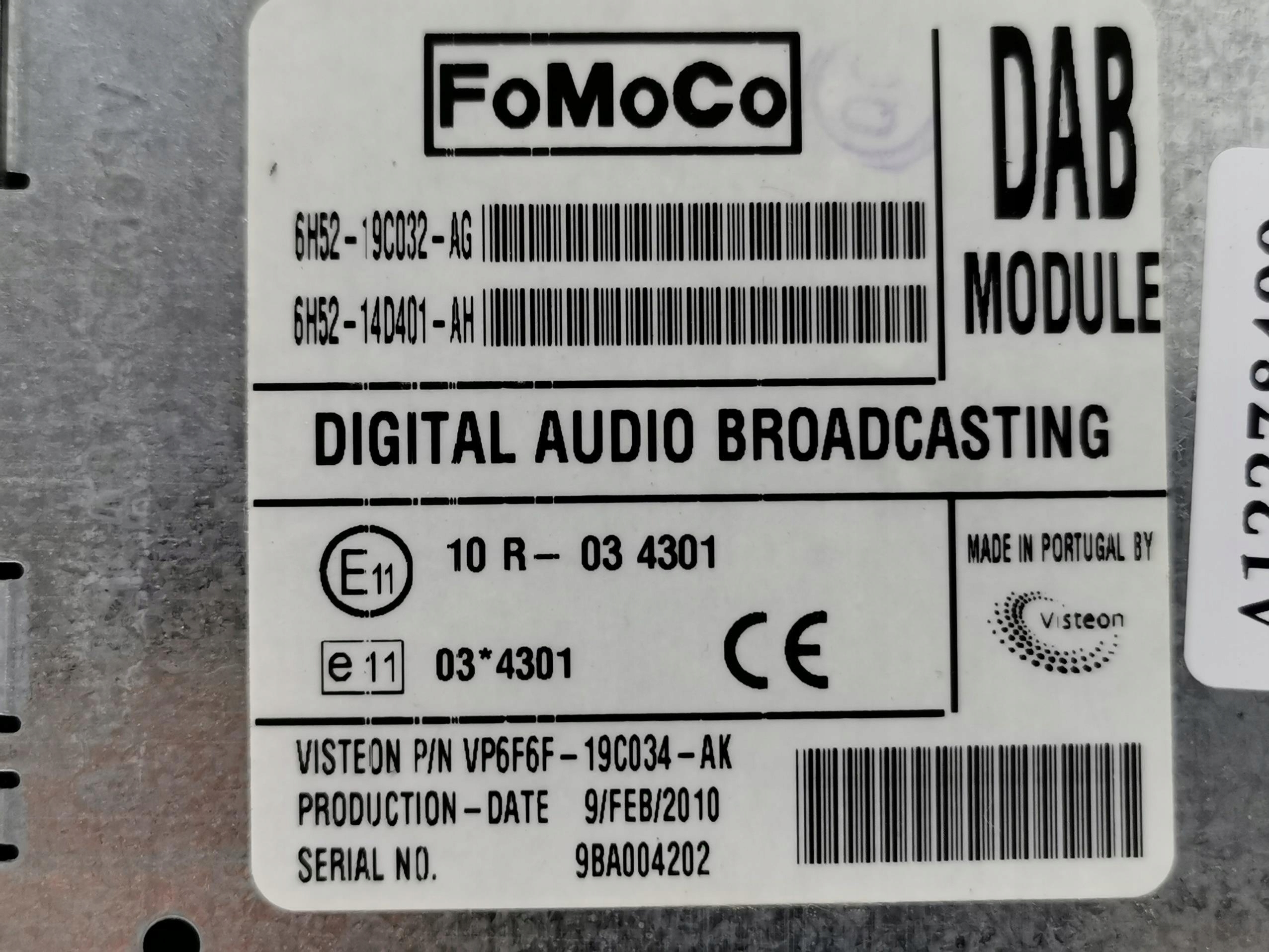 modulo RADIA LAND ROVER FREELANDER II 6H52-19C032