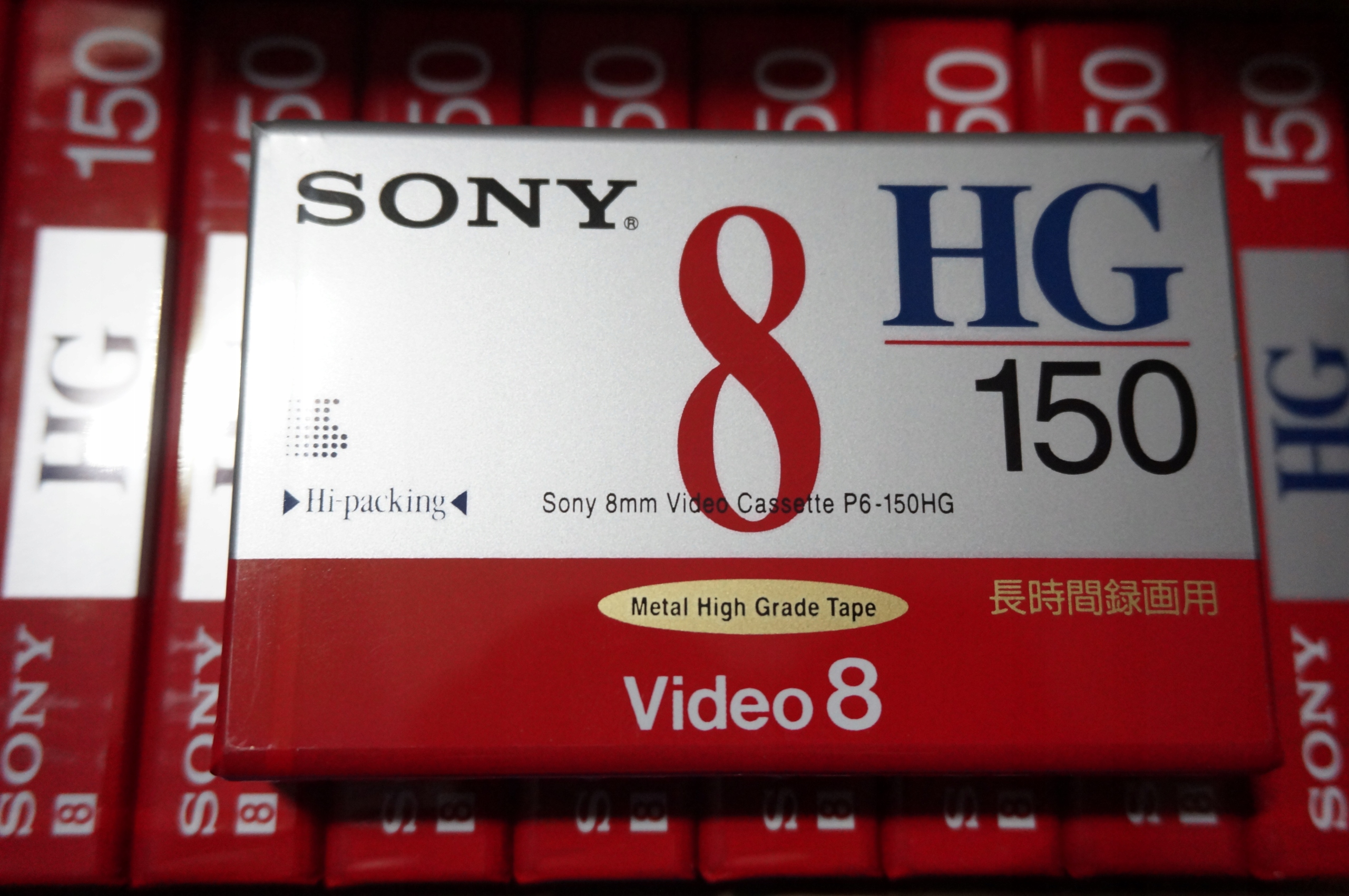 KASETA DO KAMER Video8 SONY Metal HG P6-150HG 150 min
