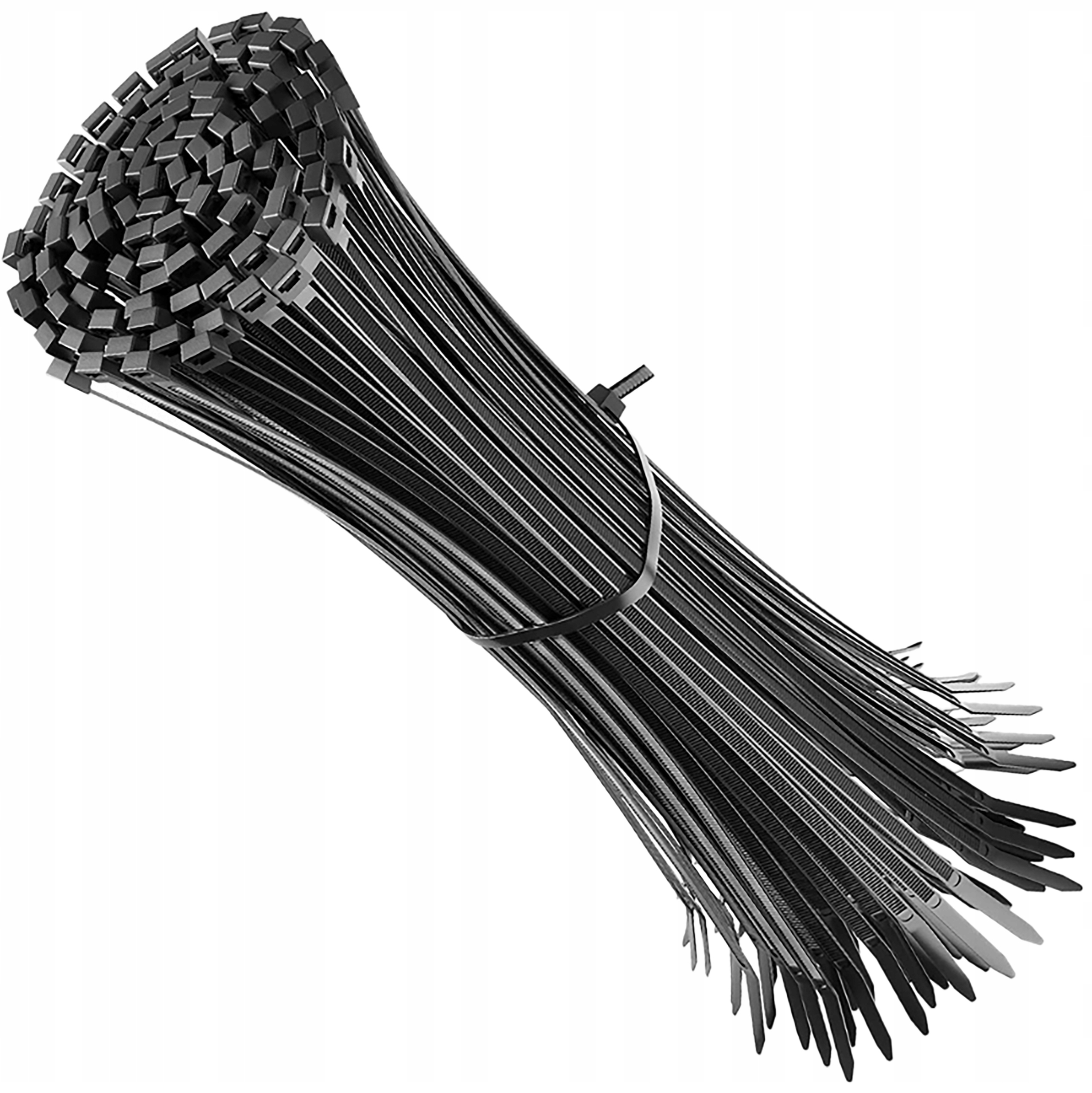 100x Opaski Zaciskowe Kablowe Ziperki Trytki Trytytki Uv Odporne 3,6x200 MM