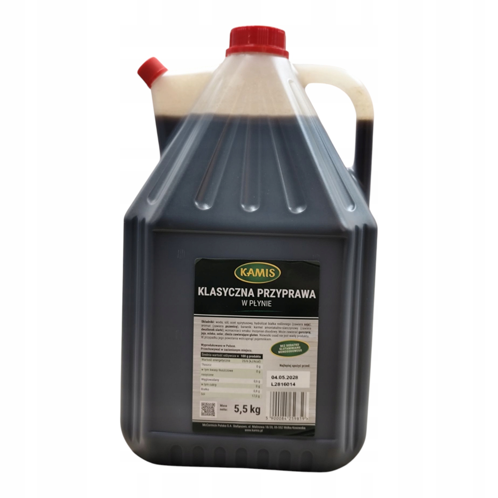 Przyprawa do zup, sosów w płynie 5.5 kg Kamis bez glutaminianu monosodowego