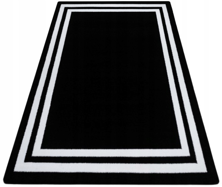 

Dywan Hampton czarno biały 120x170 Glamour Ramka
