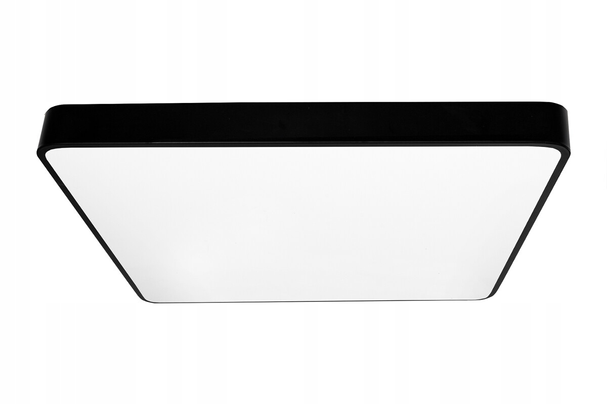 Lampa sufitowa plafon Led 60W czarna biała kwadratowa 60 cm 4000K Idealed