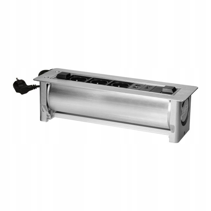 Elektricky ovládaná zásuvka Orno OR-GM-9038, 3x230V