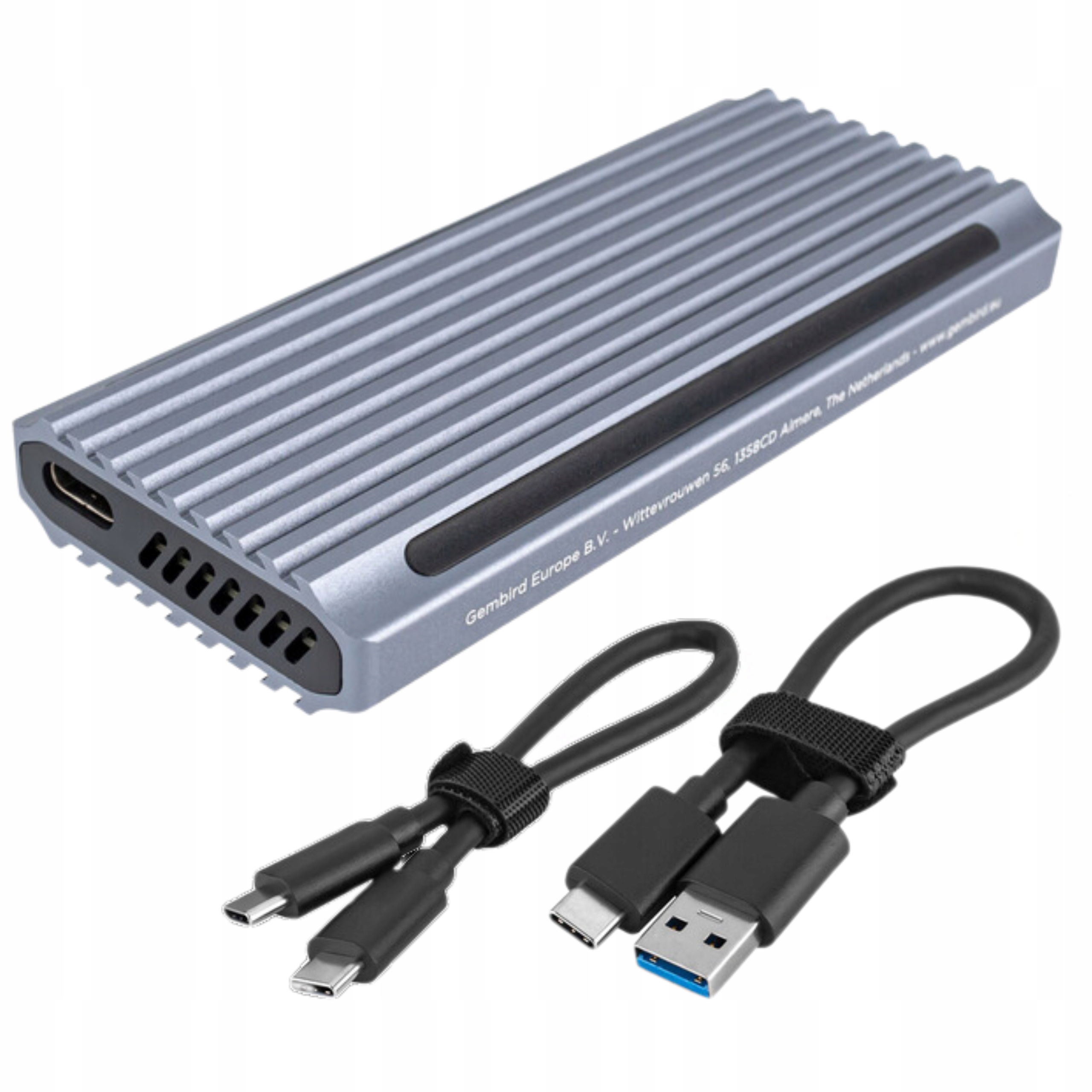 Obudowa Adapter Dysk Ssd M2 Nvme Pcie Usb 3.2 Gen 2 Usb-c Kieszeń M.2 Led