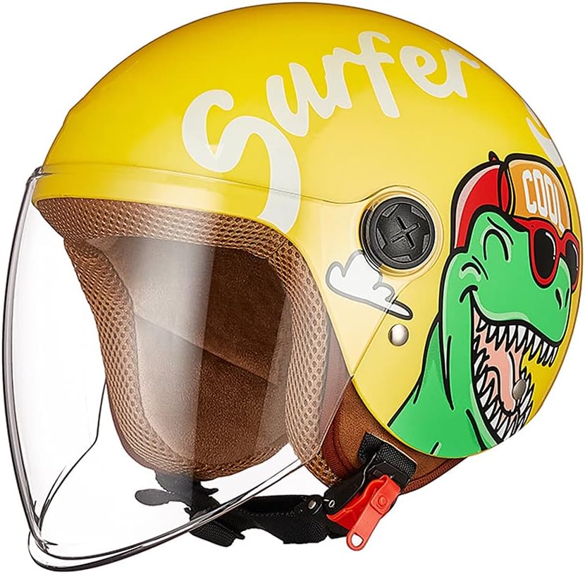 Detská motocyklová/bicyklová prilba Yema Freeup Surfer Dino S 48-55 cm
